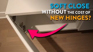 Soft Close Hack for Cabinets without New Hinges No More Slamming Doors [upl. by Jac715]