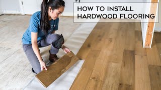 How To Install Herringbone Laminate Flooring [upl. by Airdnahs]