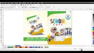 How to make Copy Cover design In CorelDraw  CorelDRAW Graphics Tutorial Video [upl. by Benedick]