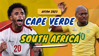 Giant killers Cape Verde 🇨🇻 and Bafana Bafana 🇿🇦 meet up in this quarter finals matchup [upl. by Airot6]