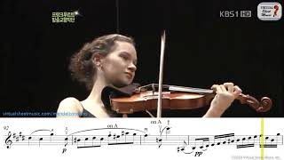 Mendelssohn Violin Concerto E Minor OP64  3rd mov  Hilary Hahn  Sheet Music Play Along [upl. by Cherice]