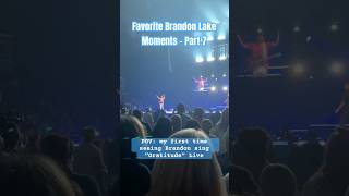 Favorite Brandon Lake Moments Pt 7 brandonlake gratitude liveconcert concert christianmusic [upl. by Wrennie]