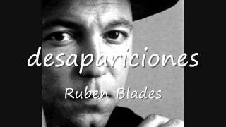 Desapariciones  Ruben Blades [upl. by Mohammed]