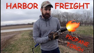 Is it Worth It HARBOR FREIGHT Propane Torch SKU 91037 [upl. by Elmer]