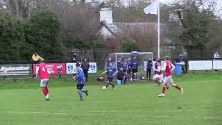 Action from Crumlin Utds clash with Larne Olympic in the intermediate cup 20124 [upl. by Edelstein]