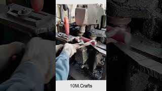 Steel chain ring bending process smartwork goodtools [upl. by Nahtanoj]