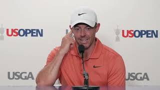 Rory McIlroy Thursday Flash Interview 2024 US Open Championship · Round 1 [upl. by Worthington883]