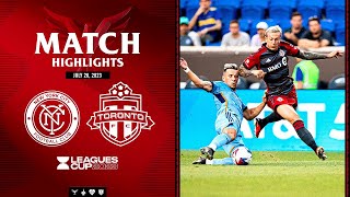 MATCH HIGHLIGHTS Toronto FC at New York City FC  July 26 2023 [upl. by Mcgill561]