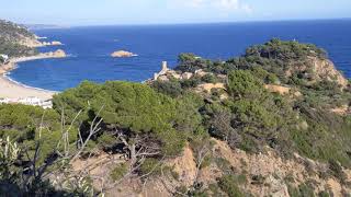 Overview across Tossa de Mar and Vila Vella enceinte [upl. by Atinus]