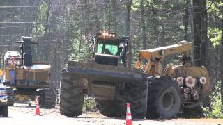 TigerCat 620C Pulling More Wood [upl. by Bidget]