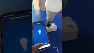 HALONIX smart LED bulb kawadyatra2022 WiFi connect short 12w [upl. by Landau545]