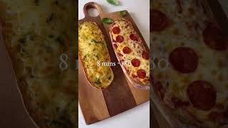 How to Make Air Fryer Garlic Pizza Baguettes  Quick amp Easy Snack [upl. by Ecirted]