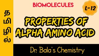 Alpha amino acids properties in Tamil [upl. by Adnuhsed500]