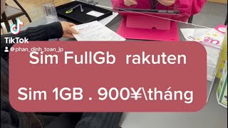 Tự đi đăng kí sim rakuten tại Nhật PhanĐìnhToànMobile [upl. by Trabue]