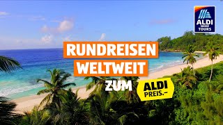 Rundreisen weltweit zum ALDI Preis [upl. by Naerda]