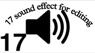 17 sound effect for editing funny sound effect 🔊🔉📢 [upl. by Jovitta]