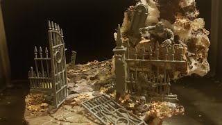 Lady olynder  graveyard scenic base  building stage [upl. by Myrlene]