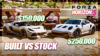 Forza Horizon 5  Built vs Stock NEW 992 GT3 RS [upl. by Ynahteb]