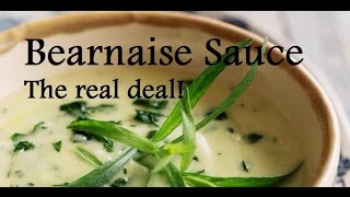 Authentic Bearnaise Sauce  Bearnaise tutorial  Step by Step French Recipe [upl. by Kwapong]