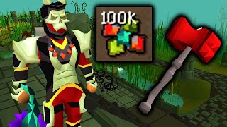 I got 100000 Zulrah Scales for Shamans GIM 57 [upl. by Poppy]