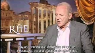 El Rito Anthony Hopkins Entrevista Subtitulada Español [upl. by Im]