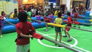 Final Human Foosball League  Kids Category [upl. by Osmund898]