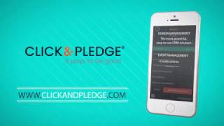 Click amp Pledge  Fundraising Software for Nonprofits [upl. by Aretahs]