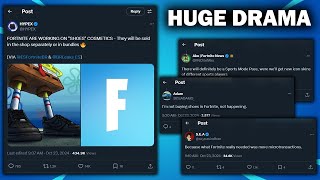 Fortnite Community Lashes Out at Epic Games for New Shoe Cosmetic Leaks  TwitterX Drama [upl. by Lisette]