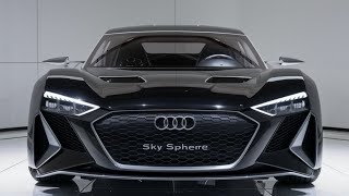 Audi Skysphere  The Futuristic Roadster with a Transforming Wheelbase [upl. by Erialcyram]