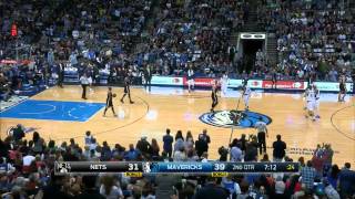 Dirk Nowitzki Fastbreak Dunk  Nets  Mavericks  February 28 2015 [upl. by Einehpets]