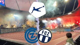 FCZ🦁 vs GCZ🦗  Stadionvlog  ZÜRCHER STADT DERBY🤩🔛🔝 FC ZÜRICH PRÄSENTIERT GEKLAUTE CHOREO🤯😮 [upl. by Viscardi]