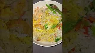 Shrimp fish rice veggies😋😋😋😋 [upl. by Ramas]