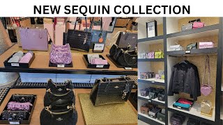 COACH OUTLET NEW SEQUIN COLLECTION  COME WITH ME [upl. by Theresita]