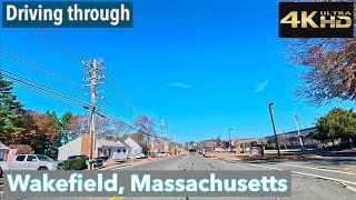 Driving through Wakefield Massachusetts  November 8th 2024 [upl. by Sophy]