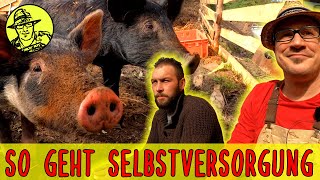 So geht Selbstversorgung  mit Hühnern Enten Schweinen Puten [upl. by Wallraff774]