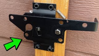 Self Locking Gate Latch  This is How it Works [upl. by Scrivens]