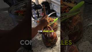 PASO A PASO Cómo HACER VEGETALES FERMENTADOS en CASA [upl. by Yenobe720]