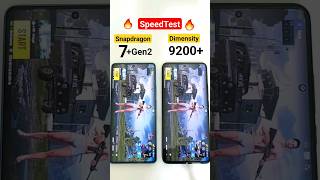 Dimensity 9200 vs Snapdragon 7Gen2 SpeedTest 😱🔥🔥🔥 [upl. by Enirehtahc]