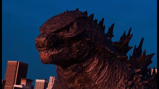 Godzilla Rodan and Mothra BLENDER ANIMATION REMAKE [upl. by Edas]