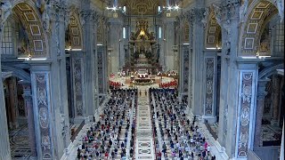 Holy Mass with Pope Francis on Pentecost Sunday from St Peters Basilica 23 May 2021 HD [upl. by Liarret609]