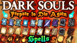 Dark Souls 1 Prepare to Die Again Mod  New Spells Showcase [upl. by Ennayram]