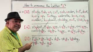 How to pronounce the letter “U” in English TeacherNilsonBrito [upl. by Ayahsey]