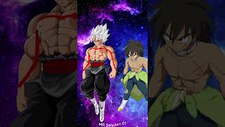 Who is strongest Broly VS Anime War Goku Black short dbs [upl. by Ithsav]