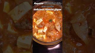 Easy and delicious Kimchi jjigae recipe Korean Kimchi stew [upl. by Haduhey822]