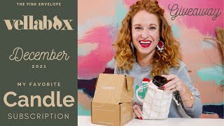 Vella Box  My New FAVORITE Subscription Box  Candle Subscription Box  GIVEAWAY [upl. by Korten]