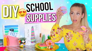 BACK TO SCHOOL DIYs GEGEN LANGEWEILE ✏️Do It Yourself School Supplies  Deutsch  Cali Kessy [upl. by Vorfeld437]