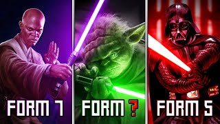 All Of The Lightsaber Forms RANKED [upl. by Leifeste391]