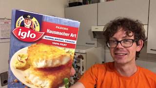 Iglo Filegro Hausmacher Art mit Semmelbrösel Panade im Test aus der Heißluftfritteuse [upl. by Jude135]