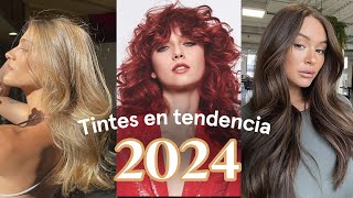 LAS TENDENCIAS DE COLOR 2024 🎀 CABELLO [upl. by Sanoy]