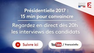 Présidentielle 2017  15 min pour convaincre  Bande Annonce France 2 [upl. by Pickford]